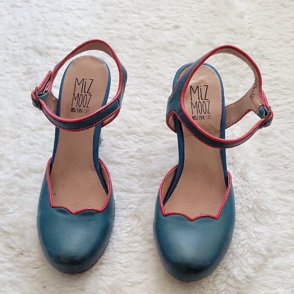 Miz Mooz Nantes Blue Pumps - Picture 2 of 8